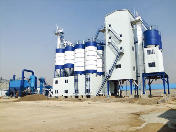 dry mix mortar production line