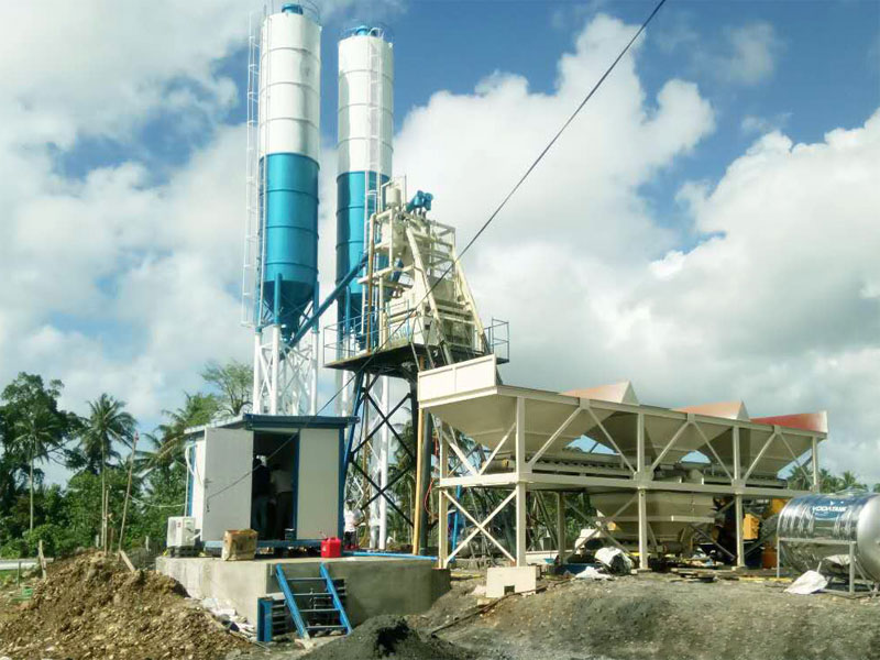 concrete batch mix plant