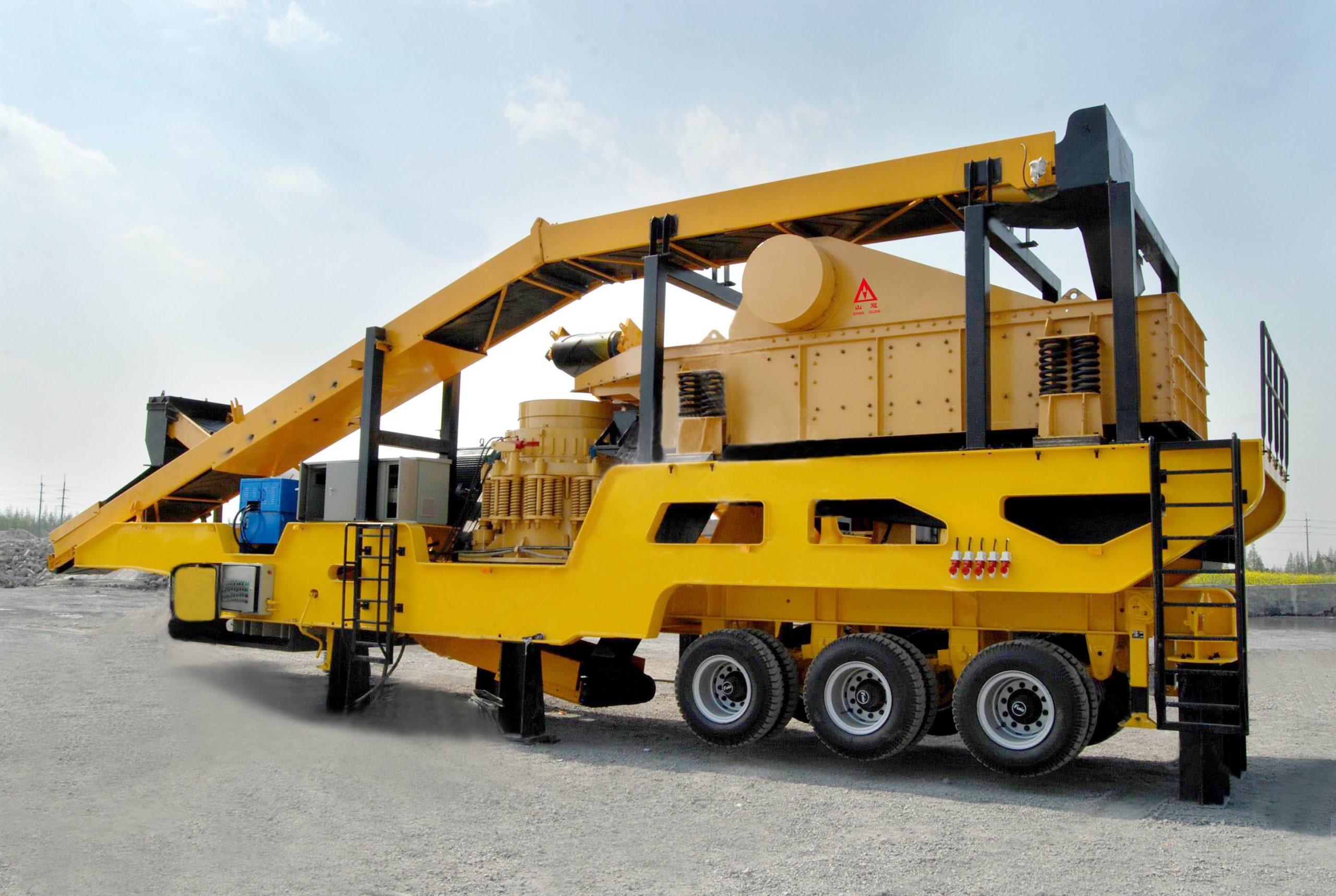 Rubber Tyred Mobile Crusher Plant