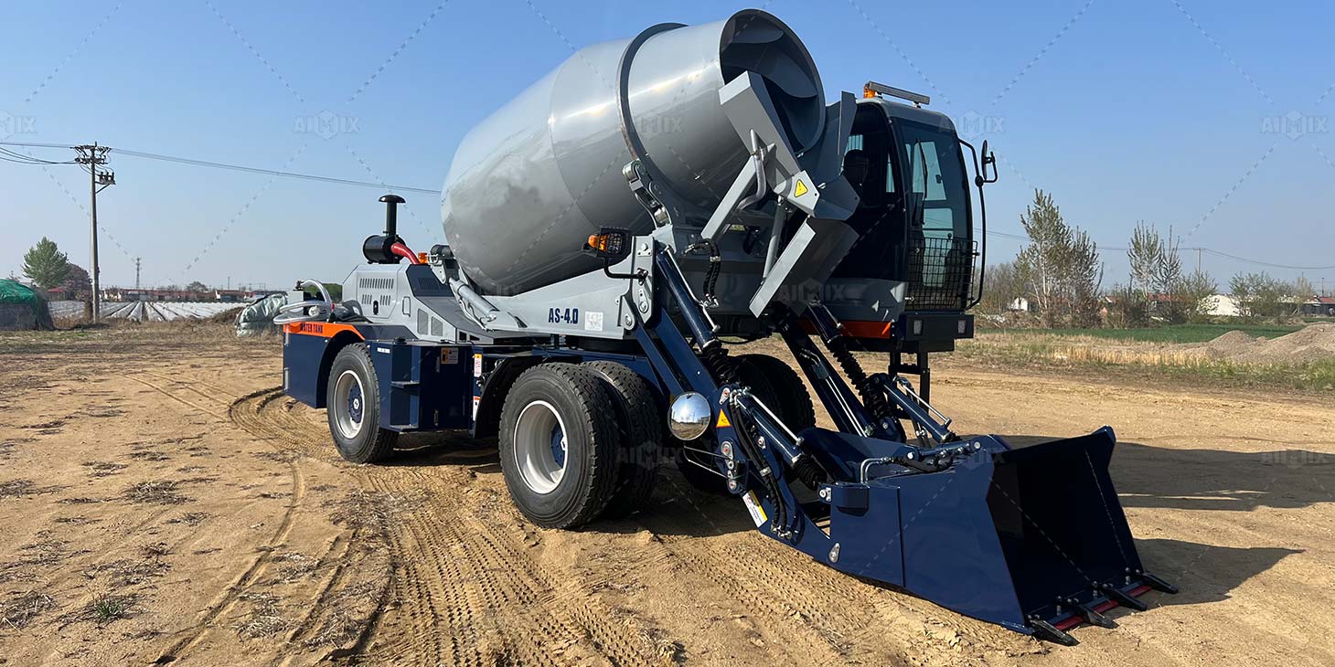 Self Loading Concrete Mixer