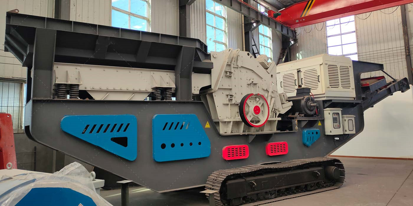 andamine trailer mobile impact crusher plant