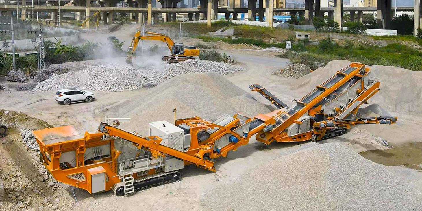 track crusher machine
