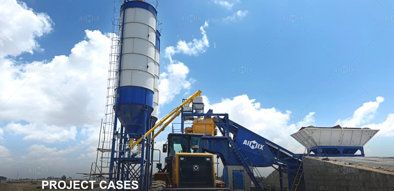 AJY60 mobile concrete mixing plant manufacturer