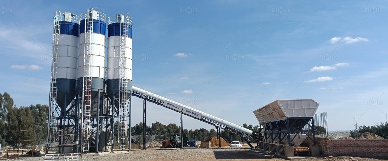 AIMIX 90m³h ready mix concrete batching plant for sale